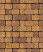 Плита тротуарная 1КО.6 гранит листопад (красный,коричн,желт)