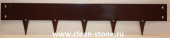 Бордюр "Классик Супер-75",оц.металл 2,5мм,длина 1240 мм,глубина опоры 100 мм