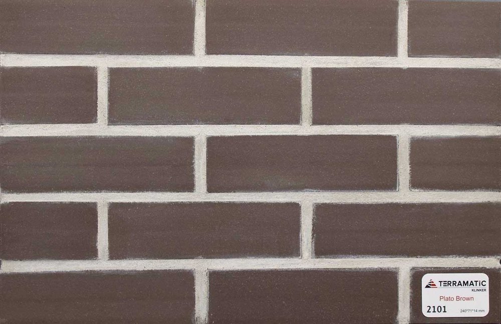 Клинкер 240*71*14 PLATO BROWN 2101