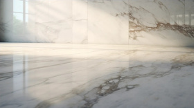 Белый мрамор в интерьере