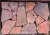 Песчаник Красно-коричневый обожженный 60