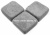 Брусчатка пилено-галтованная Песчаник Серый 150х150х50 (1м2/45шт)