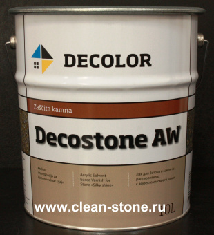 Decostone, лак AW, 4л